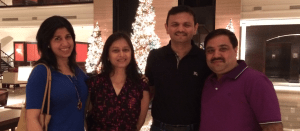 From Left : Sarita Mandanna, Sangeeta Modi, Sandeep Runwal & Yours Truly
