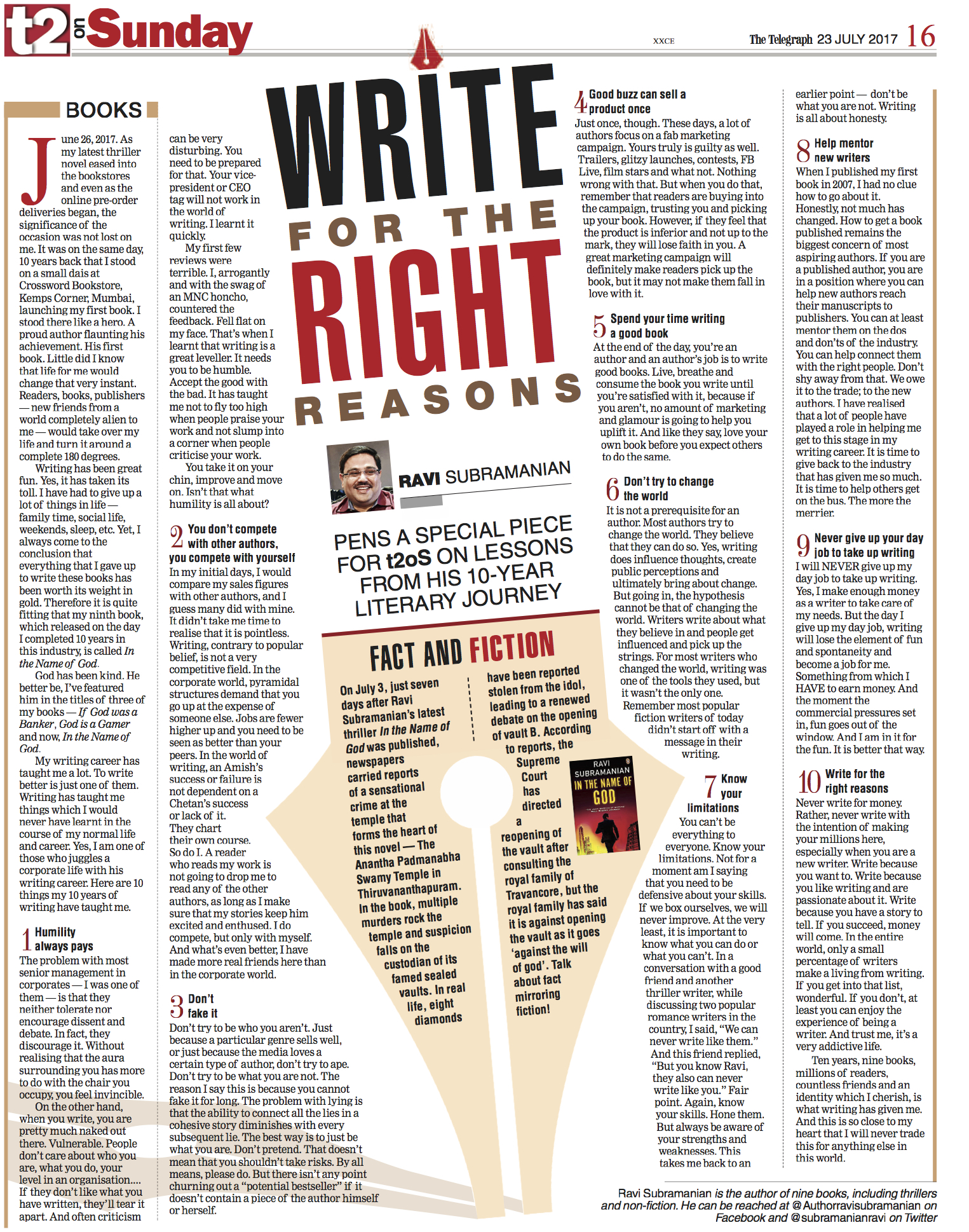 Write for the right reasons Telegrpah July 2017.jpg